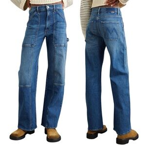MOTHER Superior Lasso Utility Sneak Barrel High Rise Wide Leg Carpenter Jeans 26